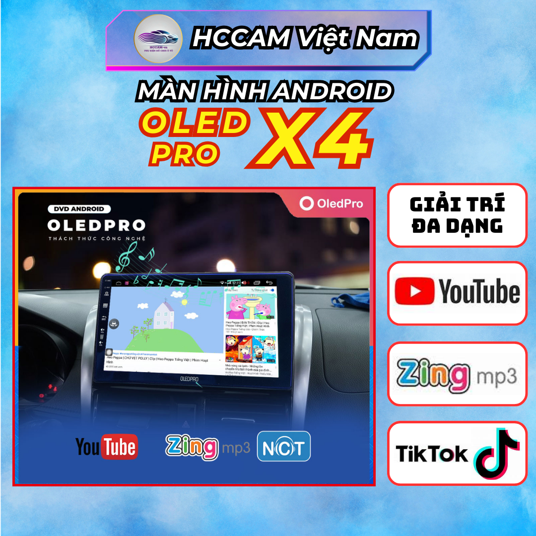 Màn Hình Android OLED Pro X4 – Màn Hình QLED Sắc Nét, Đa Nhiệm Mượt Mà, Tích Hợp Công Nghệ 5G, Apple CarPlay Không Dây, Hỗ Trợ Ba Loại Bản Đồ và Giải Trí Đa Phương Tiện 7